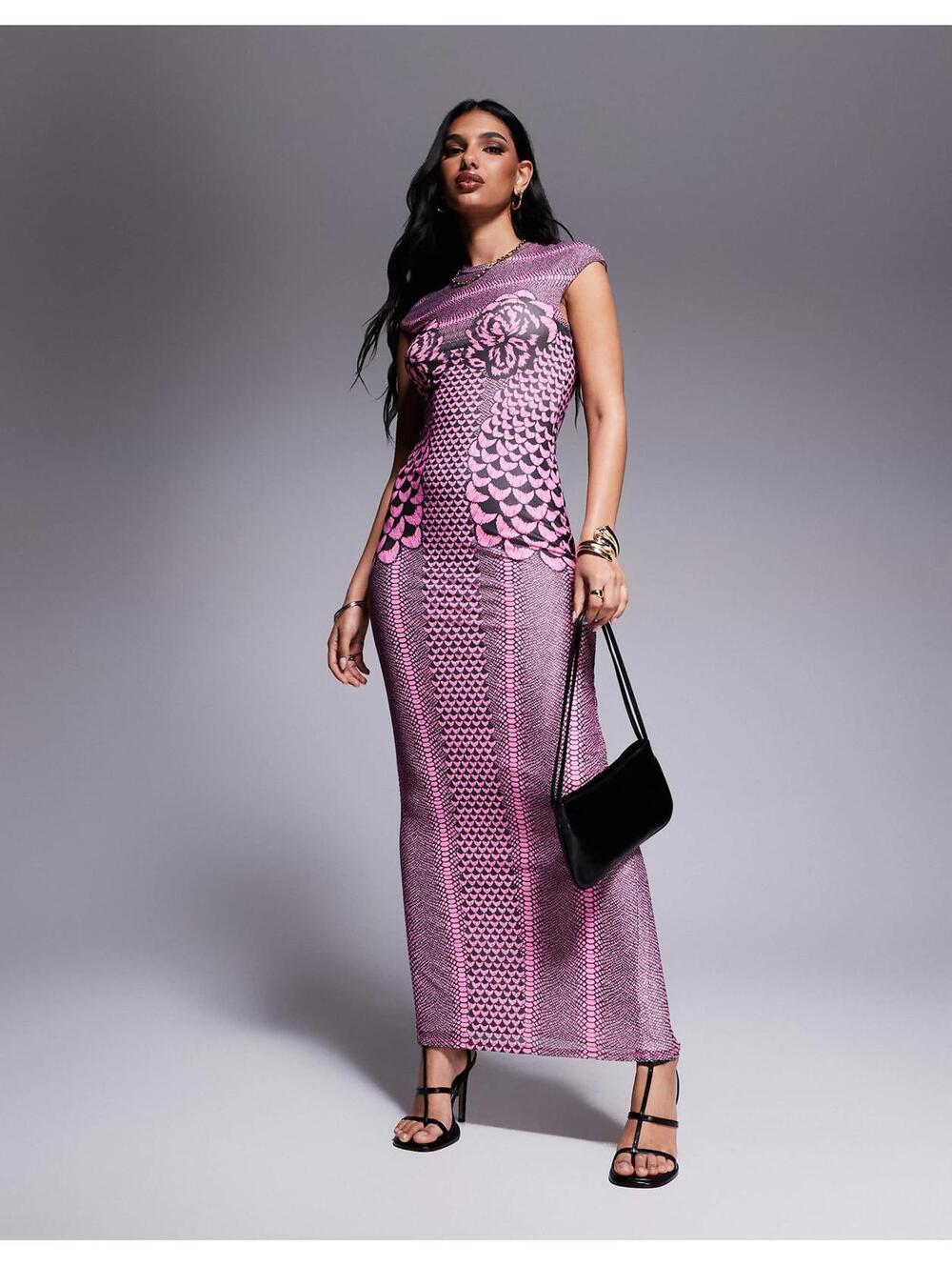 AFRM CODY DRESS maxi with stretch xs